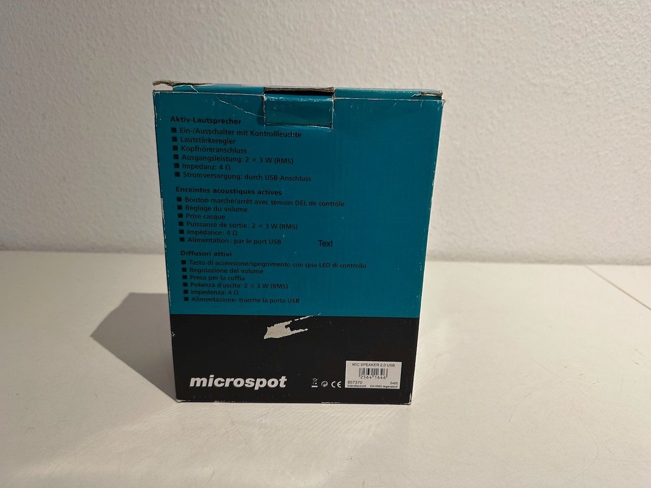 Microspot Casse acustiche: Microspot USB Aktiv-Lautsprecher – Nuovo e nell'imballaggio originale da Zürich venduto da psoluch 3