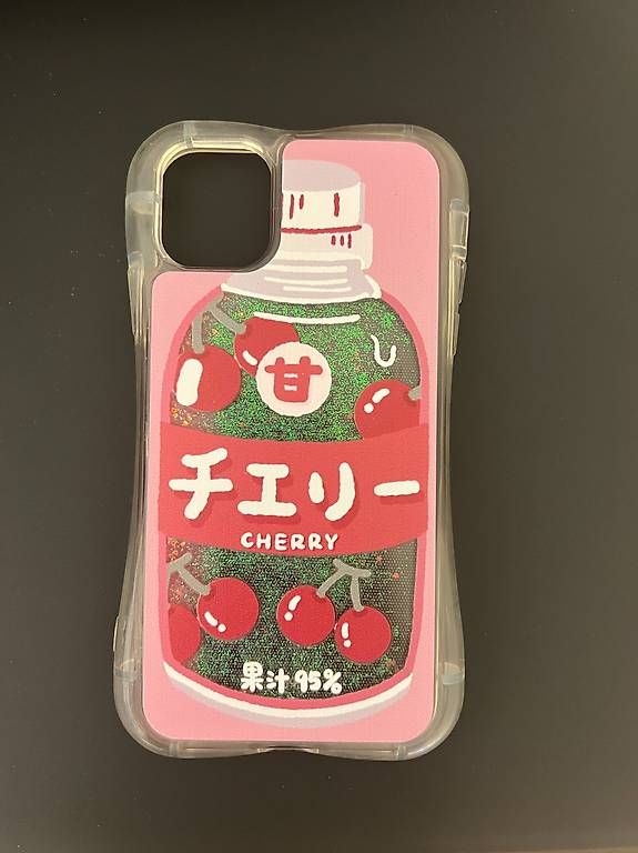 Cover & Protezioni schermo: iPhone 11 Cherry Glitter Liquid Case - NEW – Usato da Auvernier venduto da cai_9v9y
