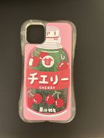 iPhone 11 Cherry Glitter Liquid Case - NEW