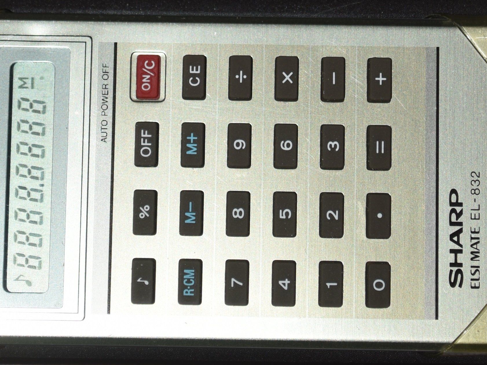 Sharp Calculatrices: Taschenrechner SHARP ELSI MATE EL-832, Vintage – D'occasion à Emmen par renerich 2