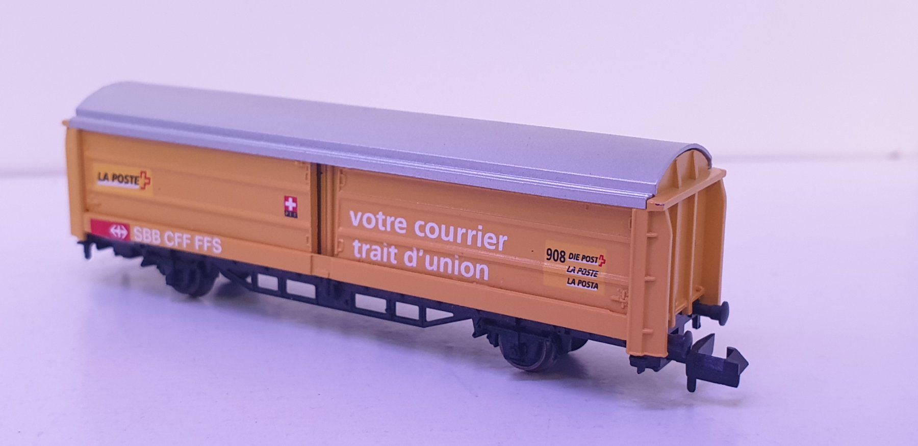 Wabu Modellini di ferrovie: Wabu Spur N SBB  Post Güterwagen – Nuovo (secondo la descrizione) da Neuenhof venduto da ludovicco 1