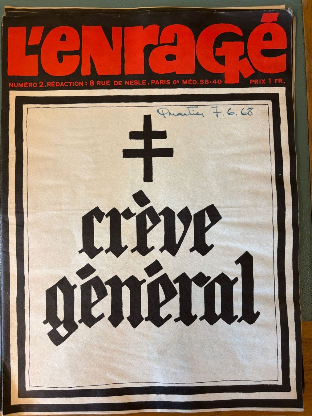 Riviste & Magazine: Six numéros du magazine L'Enrage – Usato da Genève venduto da Johnny345
