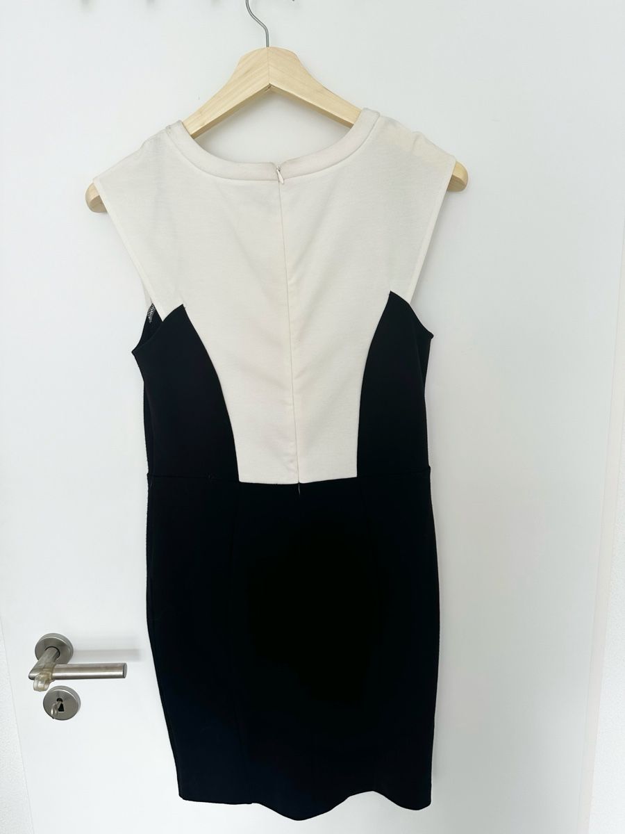 Morgan Vestiti: Morgan Kleid, Schwarz/Weiss, Gr. 40/42 – Usato da Eglisau venduto da Brewster1 2