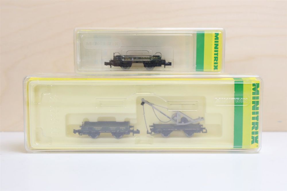 N Scale Minitrix 12903 Green Bay.Sts.B. Steam Locomotive w/Tender No Box A