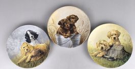 3er Set Sammelteller Hunde