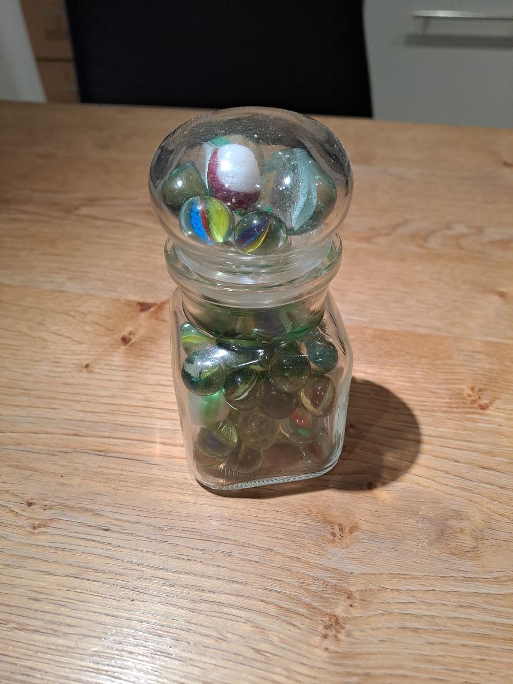 Giochi: Murmeln in Glasbehälter mit Deckelfach – Usato da Steinerberg venduto da mat_h2m5