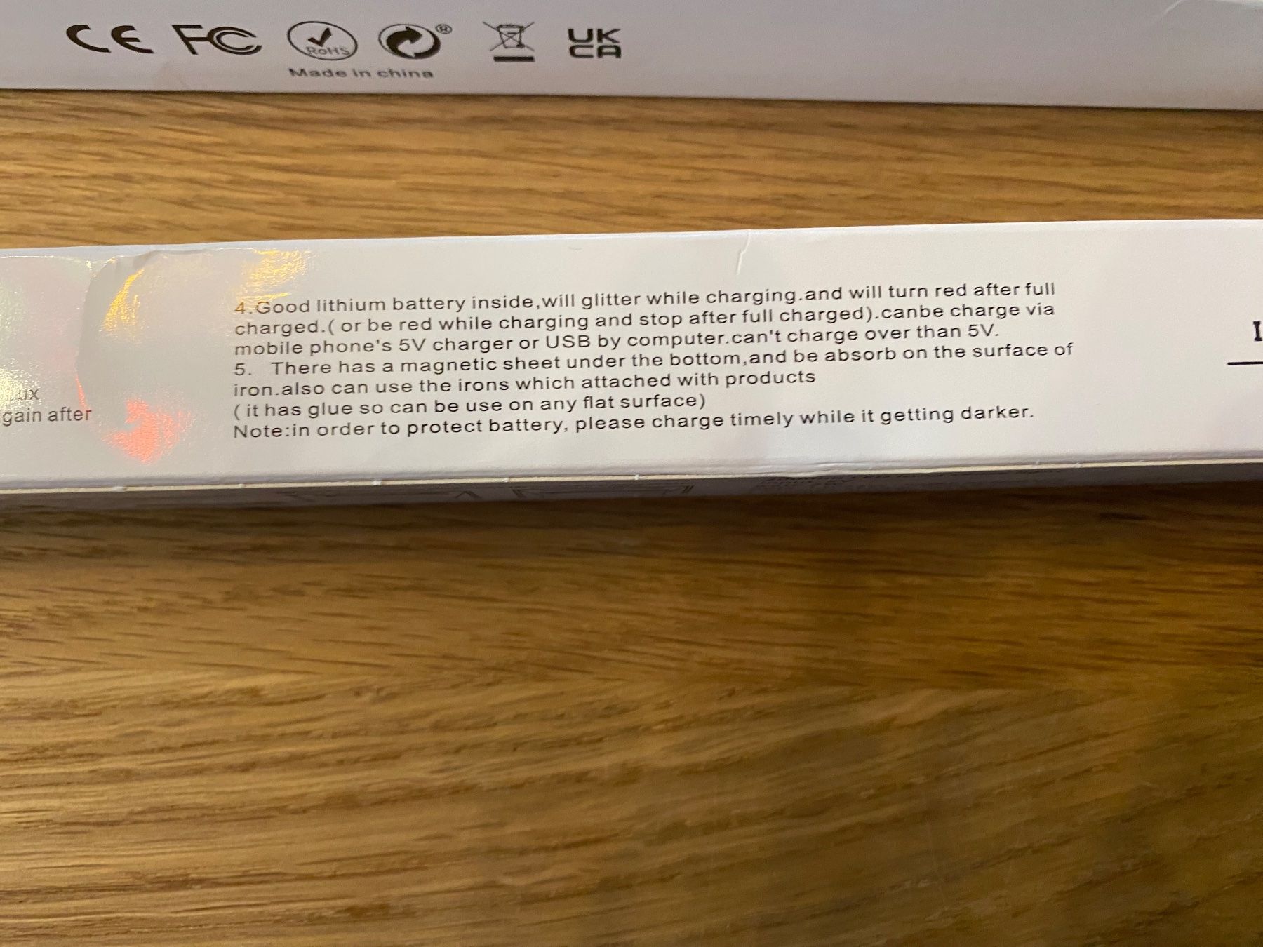 Lampade: LED Lichtleiste,, USB, neu, 6 Stück, Schnäppchen – Nuovo e nell'imballaggio originale da Glashütten venduto da clheiniger 4