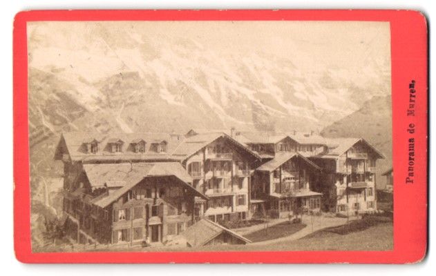 Fotografie & Manifesti: Fotografie Mürren, Panorama de Murren,  – Usato da Berlin venduto da bartko-reher