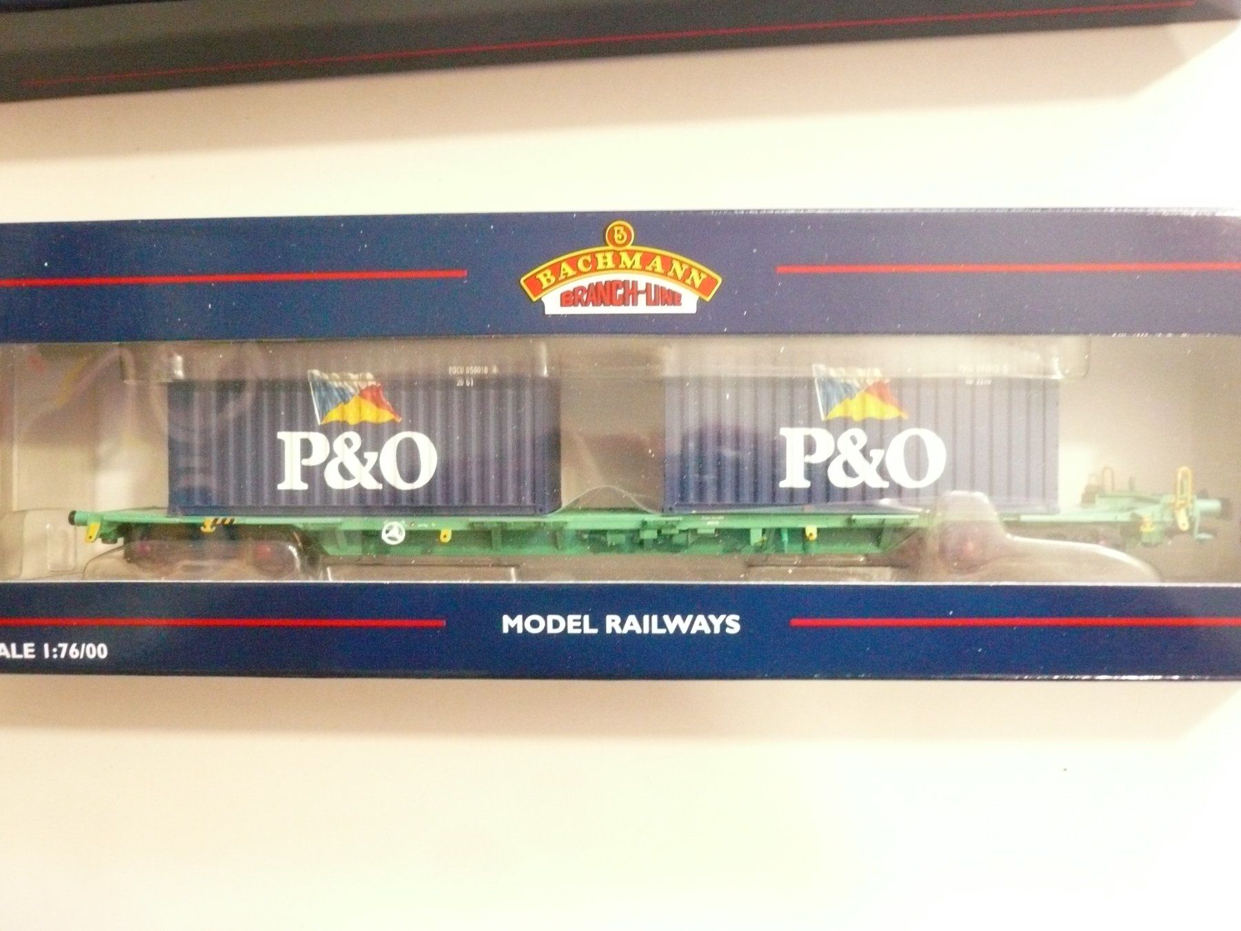 Modelleisenbahnen: BACHMANN H0 CONTAINERWAGEN " P&O " SET MIT 2WAGEN – Neu und originalverpackt aus Pfaffnau von nolff 1