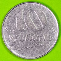 1922 /  LETTLAND / 10 CENTIMES - MÜNZE / SEHR GUT ERHALTEN !