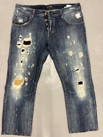 AJ Armani Jeans Hose, destroyed Look, Vintage Style!
