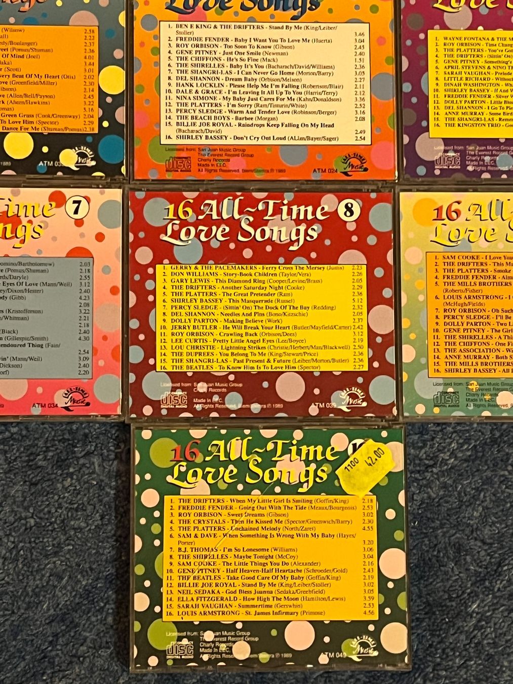 CD: All-Time Love Songs 10CDs – Usato da Bottmingen venduto da hilairea 5