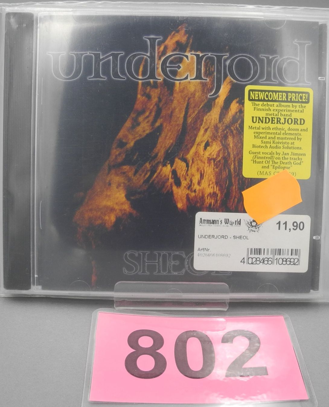 CDs: CD Underjord "Sheol", Nr. 802 – Neuf avec emballage d'origine à Kottwil par Crazyrolf