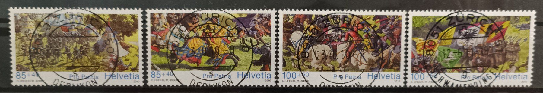 Tutti i francobolli: 2010 Pro Patria Murtenpanorma Top Stempel – Usato da Dübendorf venduto da goeggi79