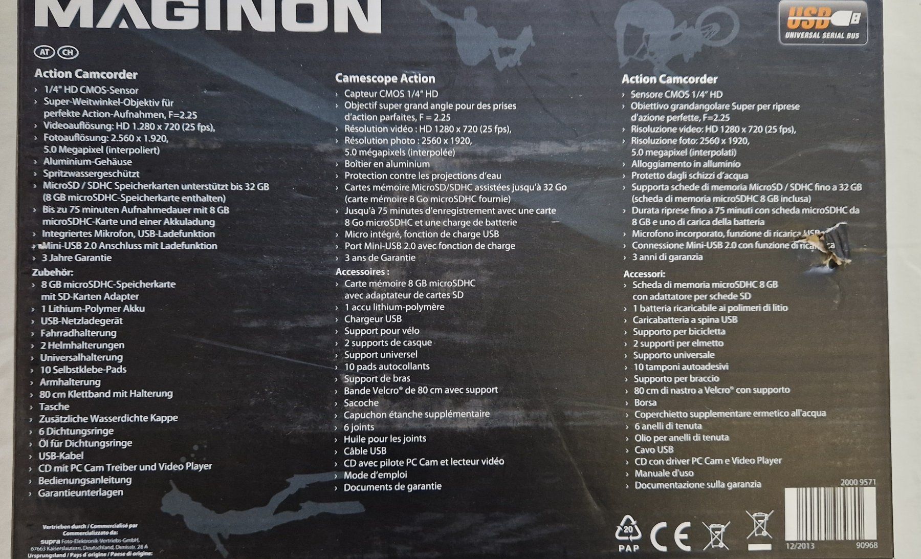 Action Cam: MAGINON ACTION CAMCORDER – Nuovo (secondo la descrizione) da Bilten venduto da Mic2022 4