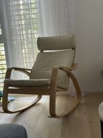 Schaukelstuhl Holz mit Polster guter Zustand