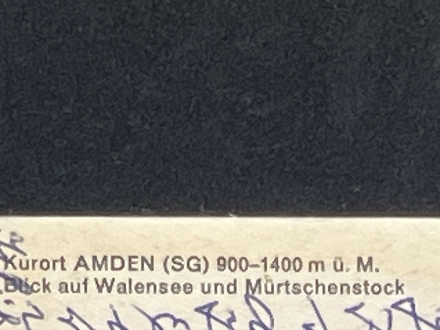 Cartoline postali: Ansichtskarte: Kurort Amden: Blick auf Walensee .... – Usato da Widnau venduto da Brusi9 2