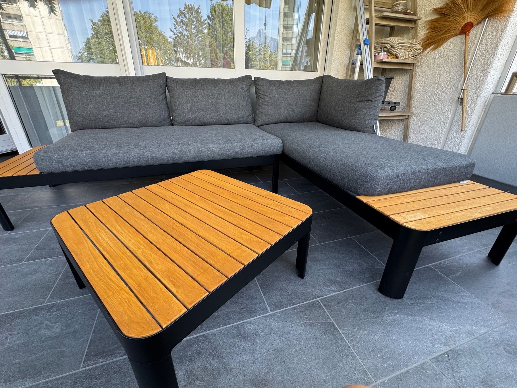 Micasa Divani: Gartenlounge anthrazit – Usato da Thun venduto da strubeli0_2