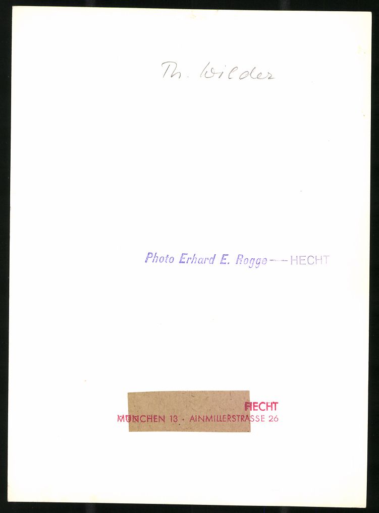 Fotografie &  Plakate: Fotografie Erhard E. Rogge, Schriftstell – Gebraucht aus Berlin von bartko-reher 1