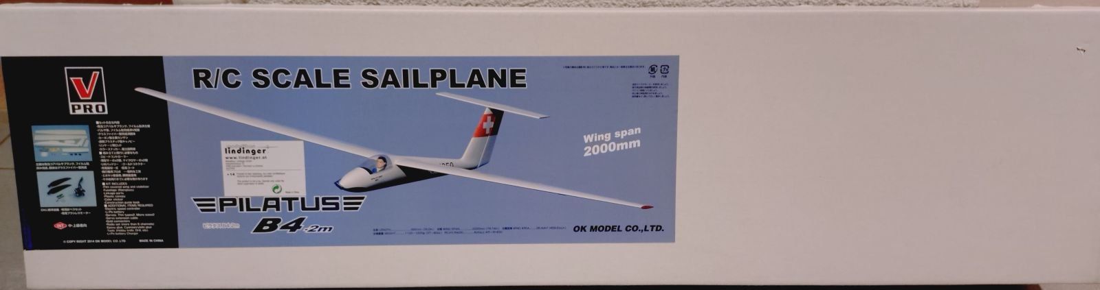 Modellismo RC: Lindinger Pilatus B4 Elektro – Nuovo (secondo la descrizione) da Grüningen venduto da Stargazer