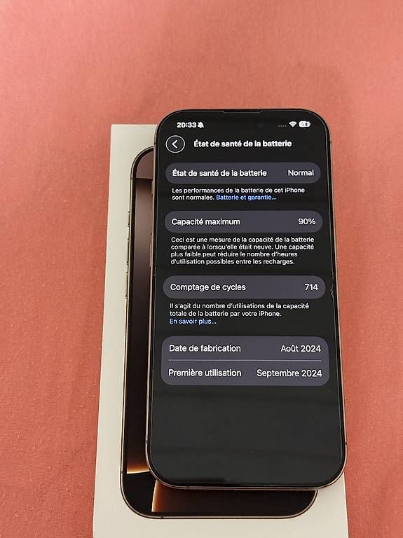Apple Telefoni cellulari / Smartphones: iPhone 16 Pro 128GB Gold – Usato da Blonay venduto da IGORN 2