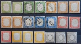 Sardinien Altitalien ex. Kat. 10-16 */(*)/gest. 1860/63