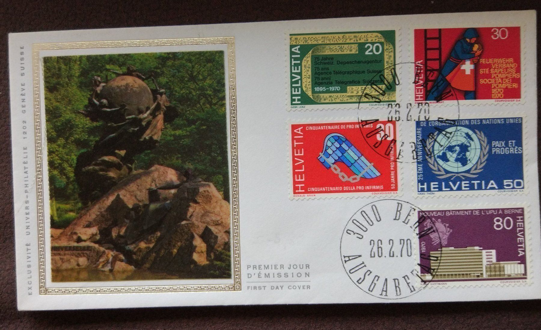 Tutti i francobolli: Timbres Suisse FDC – Usato da Belmont-sur-Yverdon venduto da Dani-Lynne
