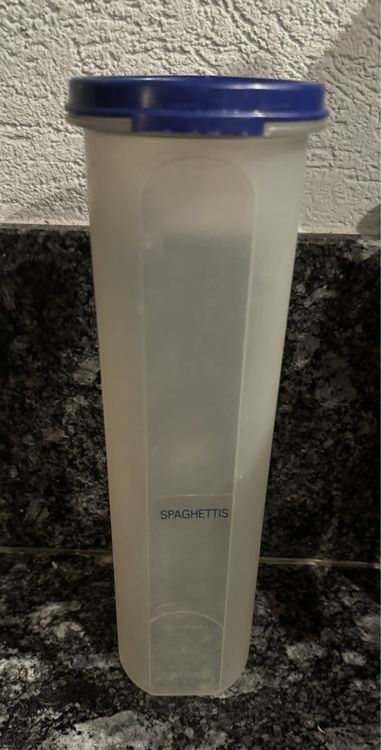 Boîte à Spaghetti Tupperware Vintage - Avec Séparation Deux Doses, Fabrication Française