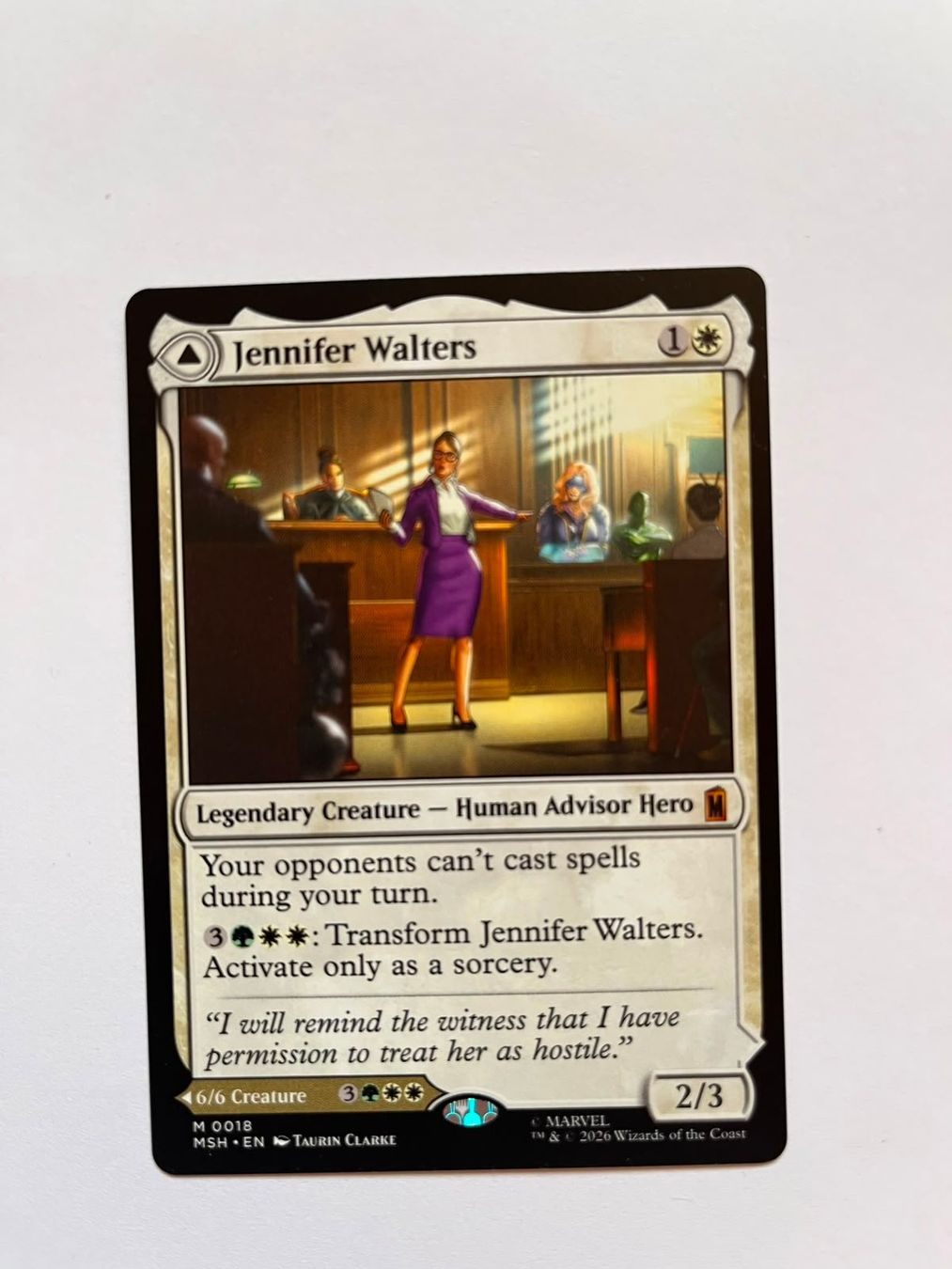 Magic The Gathering Sammelbilder & Trading cards: Jennifer Walters – Neu (gemäss Beschreibung) aus Lugano von m_s6yq