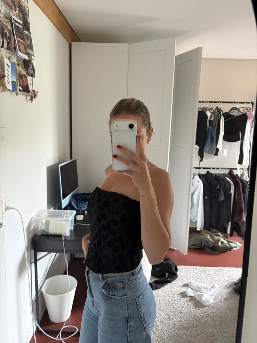 Mango Top: Corset Top Polka Dots – Nuovo (secondo la descrizione) da Sevelen venduto da sarah_selina 1