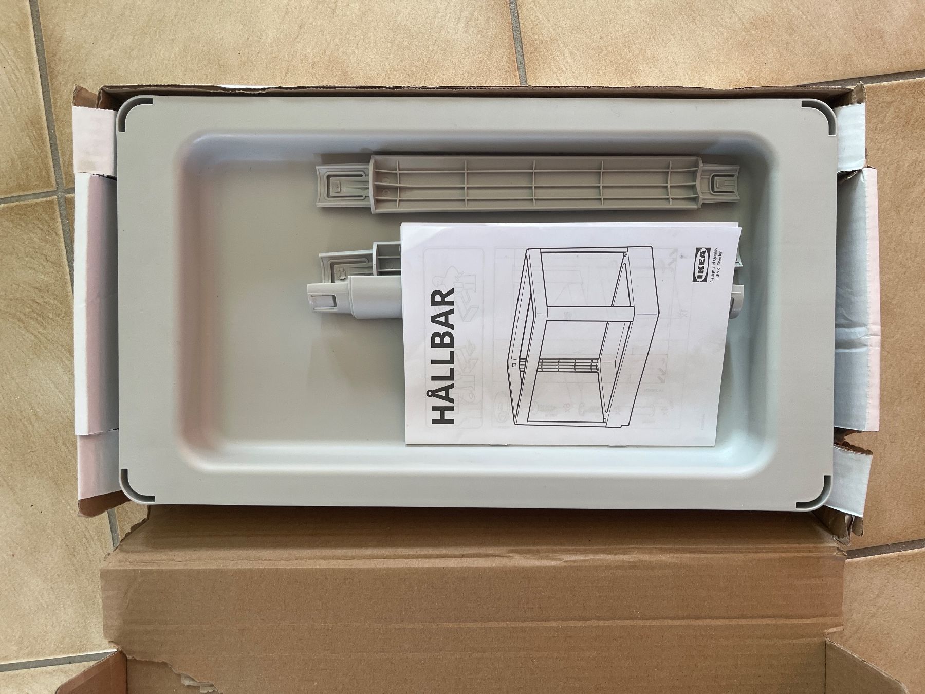 Ikea Cestini per rifiuti: IKEA HÅLLBAR Structure coulissante tri déchet, gris clair – Nuovo e nell'imballaggio originale da Vernayaz venduto da Darkfrost 1