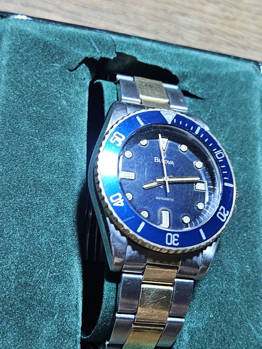Bulova Uhren: Bulova Trident Submariner Automatic Herrenuhr 39mm mit Box  – Gebraucht aus Flamatt von pie_f9zm 9