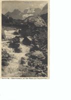 Kandersteg Oeschinenbach,Steg am Weg zum Oeschinensee 1913
