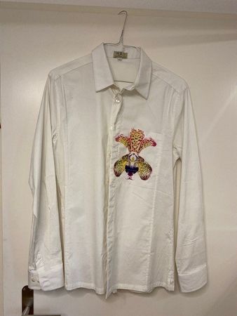 Kult Designer milo in BALI  orchids ungetragenes Hemd