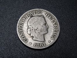 Schöner 10 Rp. 1881 ab Fr. 2.--