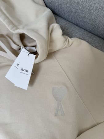Ami Paris Hoodie Beige Gr. S - Top, Original und Neu!