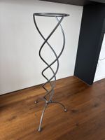 Schöner Pflanzenständer spiralförmig Schmiedeisen Deko 80 cm