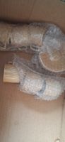 Teeservice 6 Tassen und Untertassen beige neu