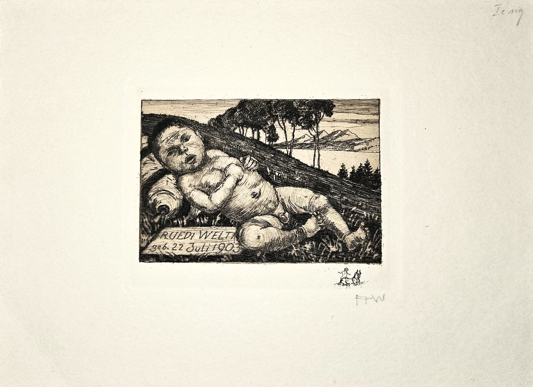 Foto & Immagini: ALBERT WELTI (1862-1912) – Usato da Elgg venduto da cuendetkunst 1