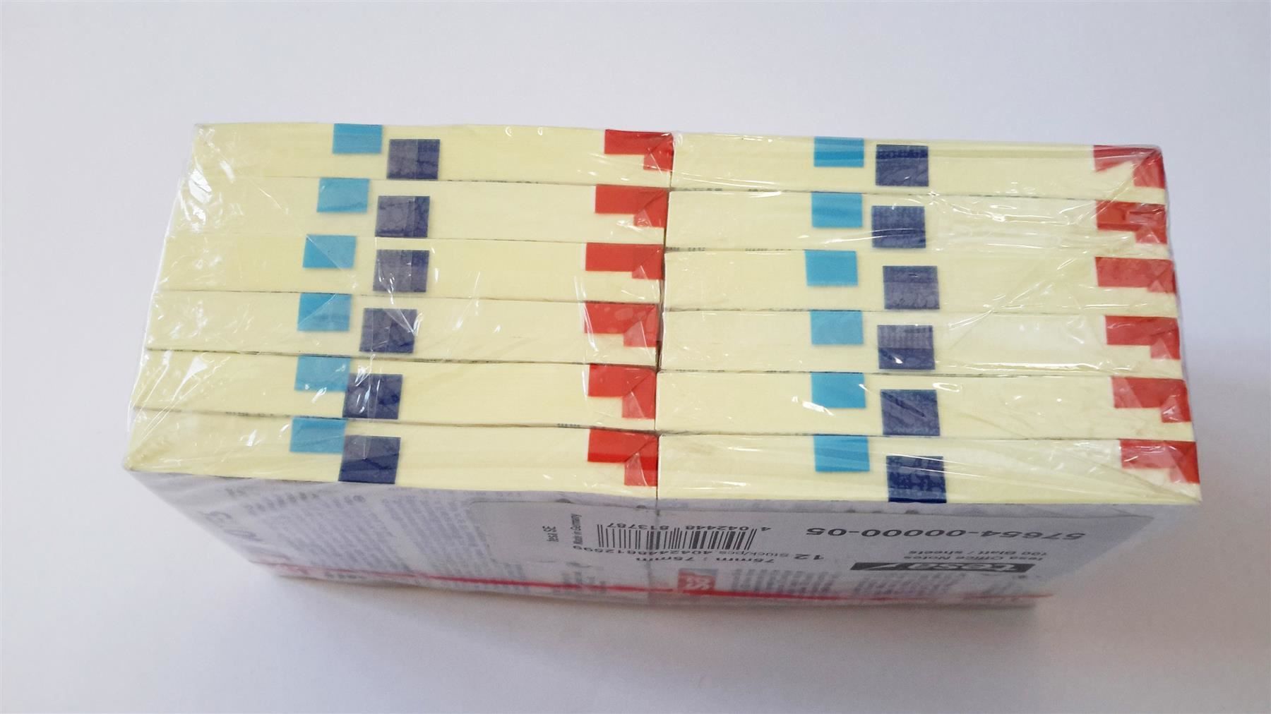 Schreibblöcke: Haftnotizen tesa 12x,  75 x 75mm, gelb – Neu und originalverpackt aus St. Gallen von cointec 2