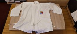 Taekwondo Anzug Weiss Gelb Gurt Grösse 160