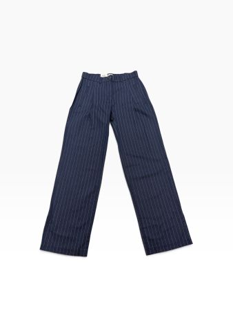 neue Brax Peggy Flared Hose 38 blau weiss gestreift wide leg