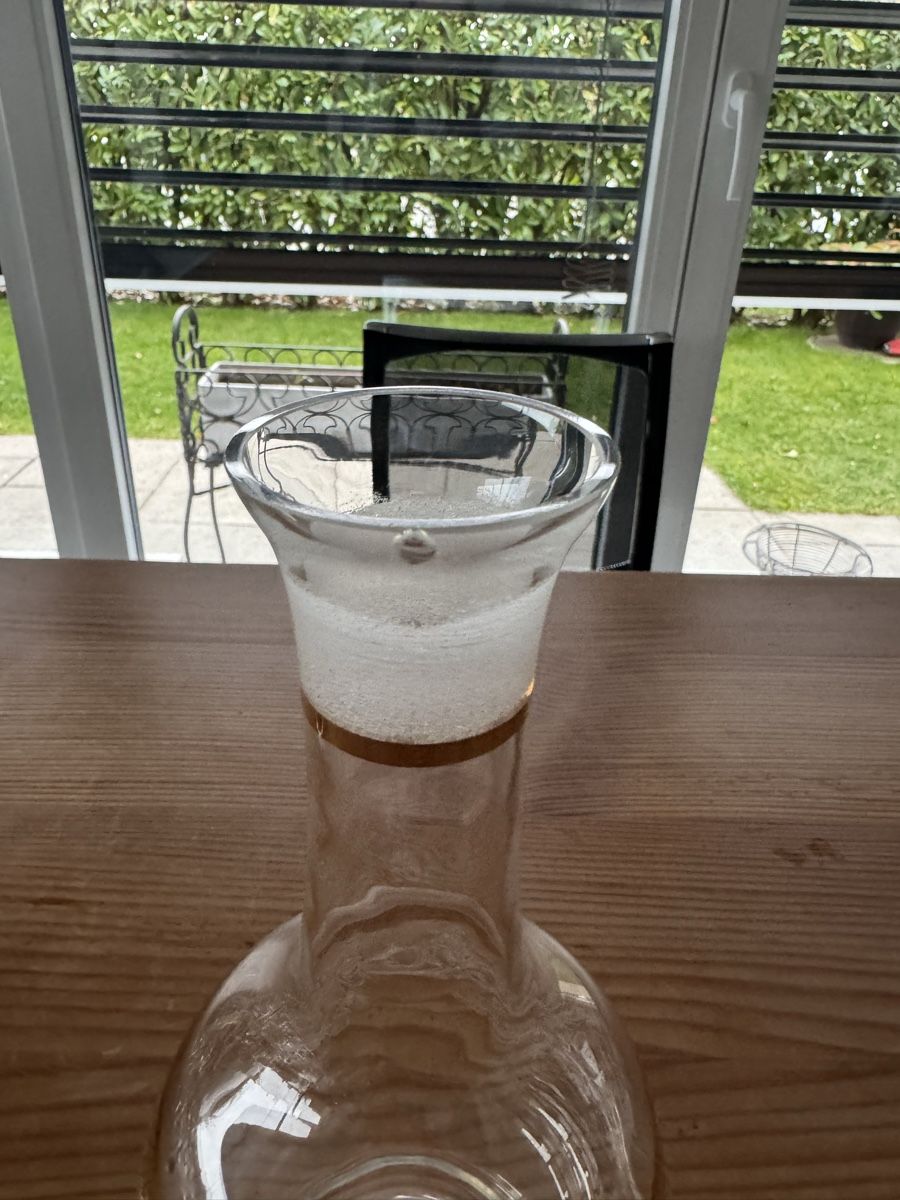 Murano Caraffe: Edle Vintage Karaffe mit Goldrand, Murano – Usato da Lanzenhäusern venduto da Galaa 1