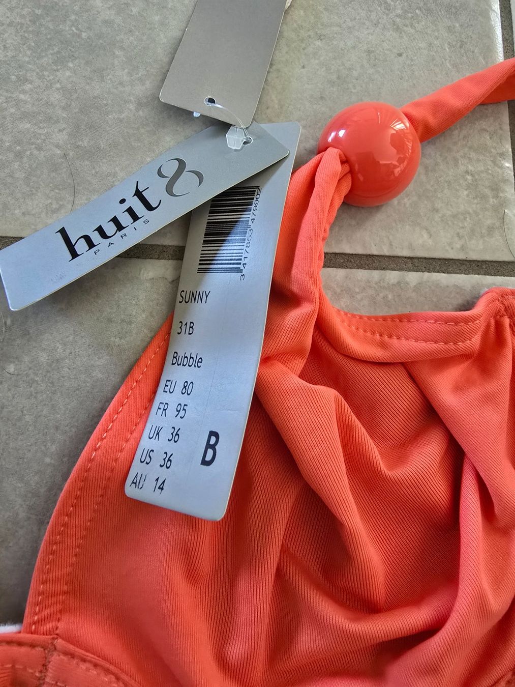 Costumi da bagno & Bikini: Maillot de bain Huit neuf, corail – Nuovo e nell'imballaggio originale da Vallamand venduto da rom_z7q6 2