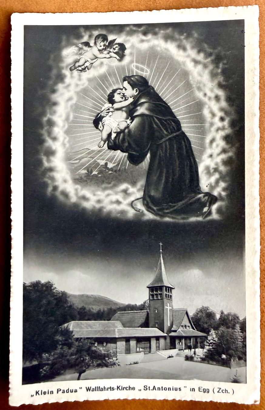Cartoline postali: Egg (ZH) Wallfahrt - Kirche St. Antonius – Usato da Lutry venduto da Ediego