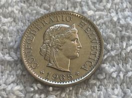 5 centimes/rappen 1965
