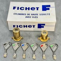 FICHET 787 – cylindre de haute sûreté avec 6 clés.