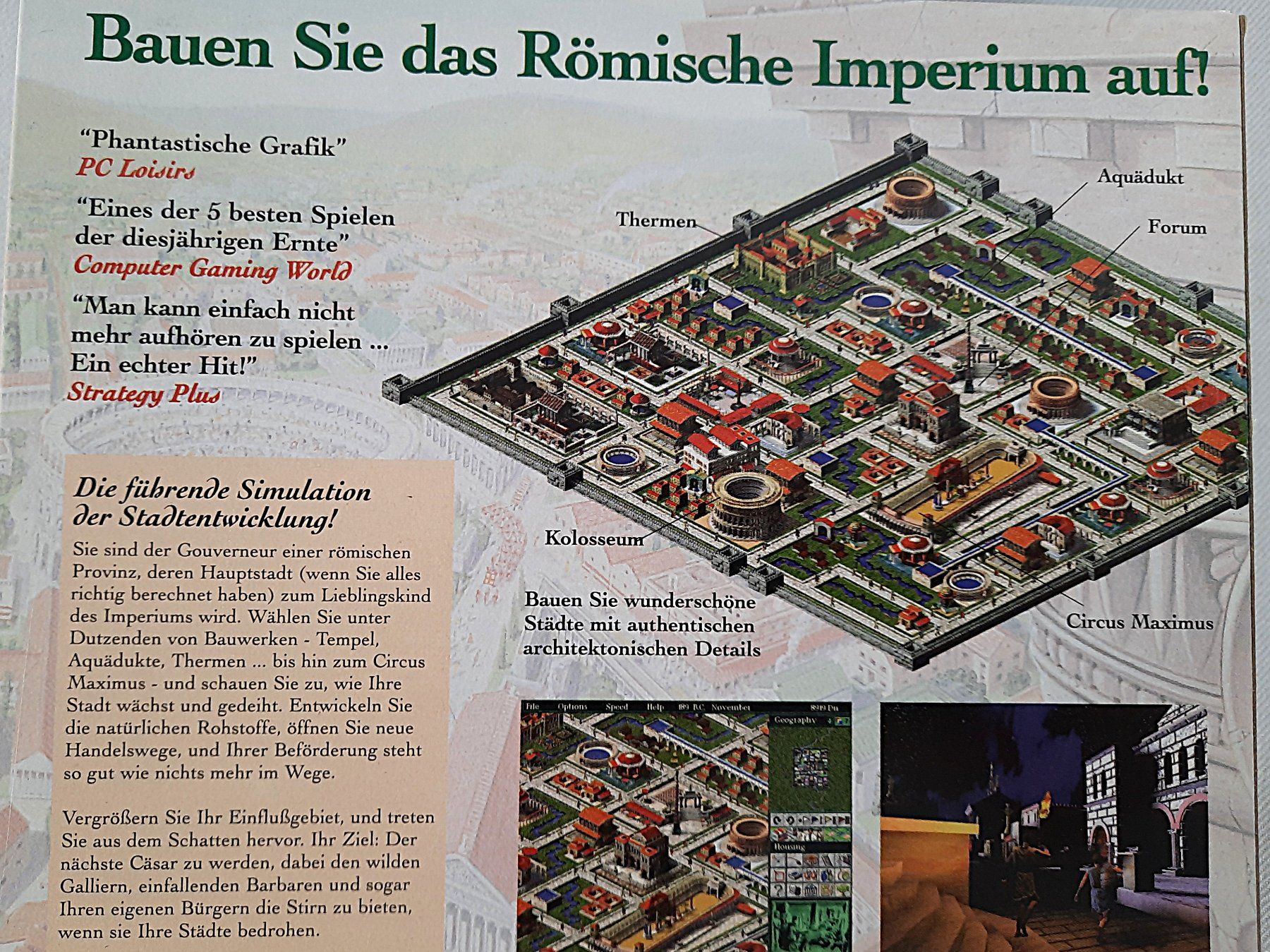 Spiele: SIERRA: "Caesar II" – Gebraucht aus Beinwil am See von Restwert_Beinwil 3