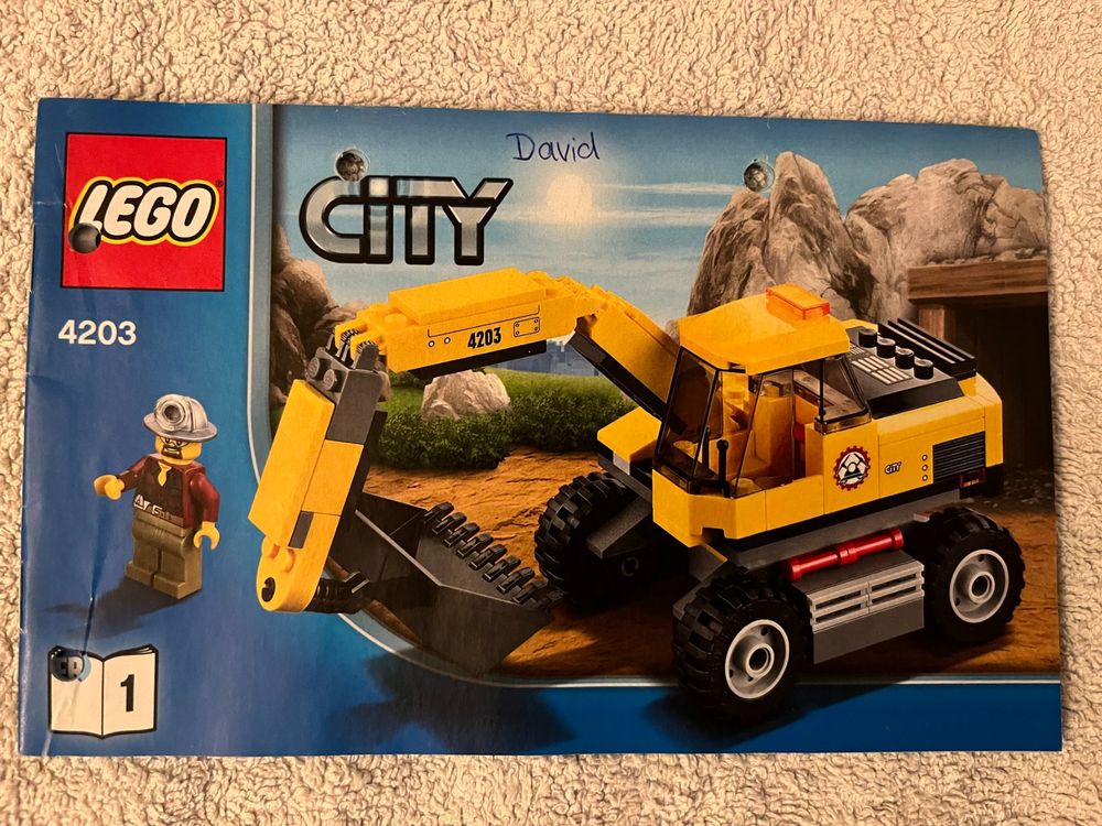 Lego 4203 «Bergbau Laster mit Auflieger und Bagger» – 305 T. | Kaufen ...