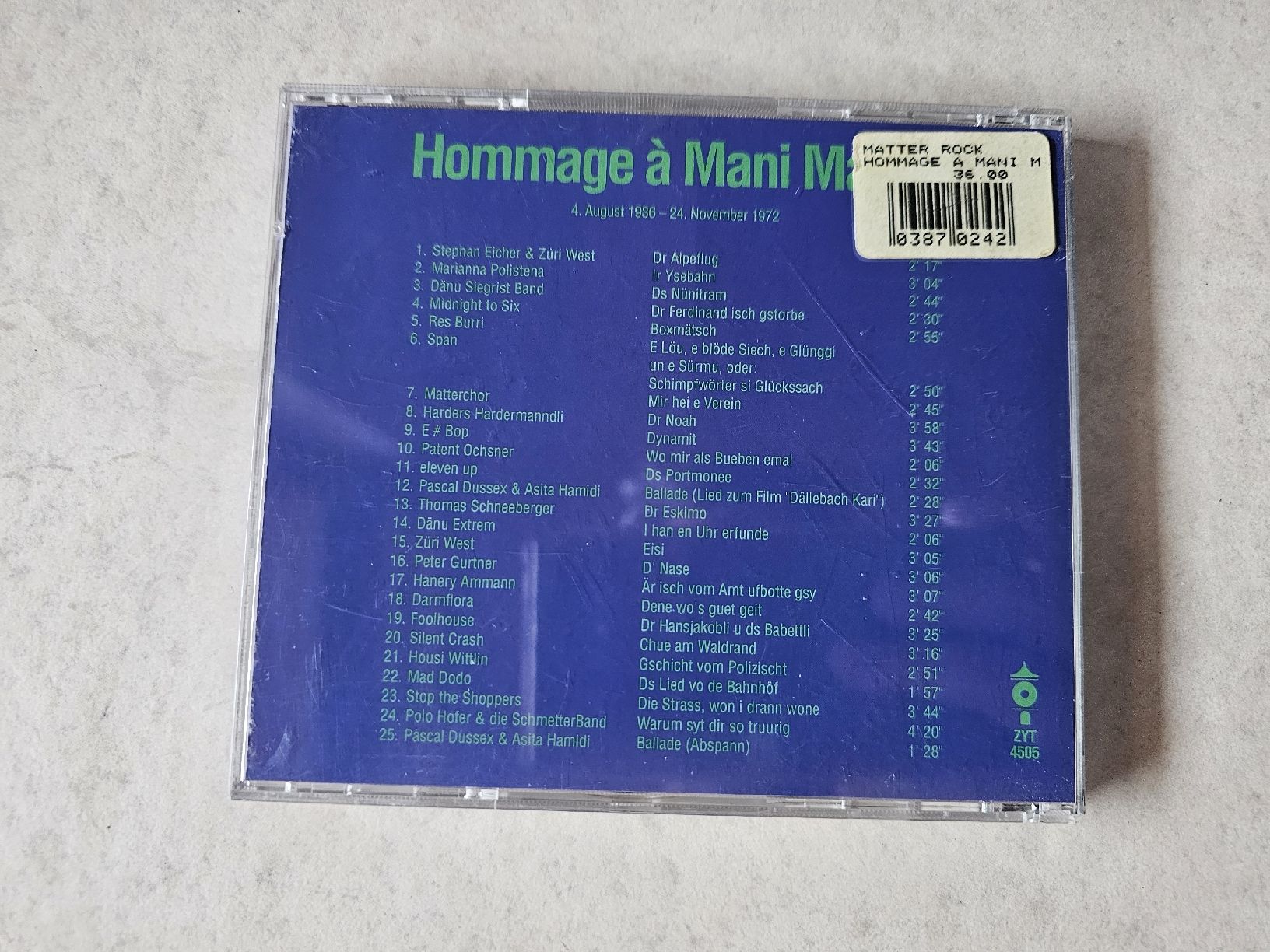 CDs: Matter Rock – Gebraucht aus Schneisingen von backstore24 1